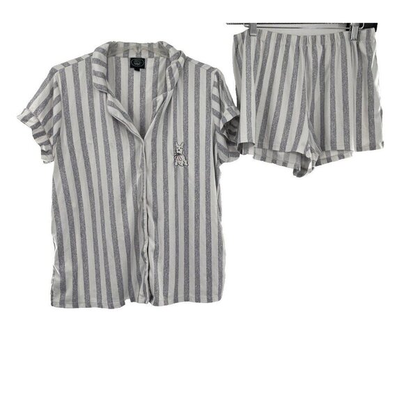 Laura Ashley Other - Laura Ashley Scotty Dog Pajama Set Womens Large Soft Shorts Top Terrier Comfy